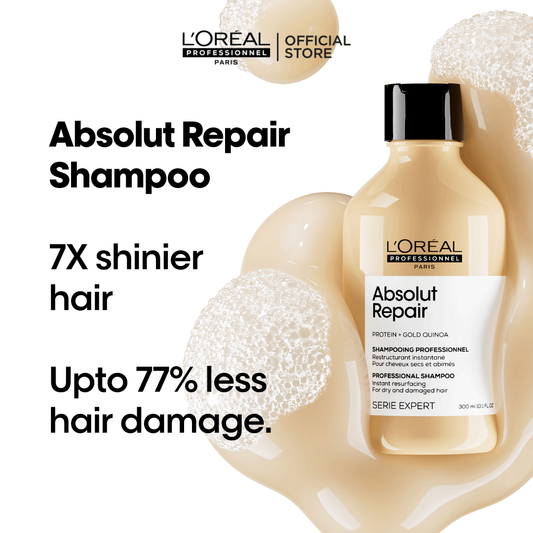 L'Oreal Professionnel Serie Expert Absolute Repair Shampoo 300ml - For Dry & Damaged Hair
