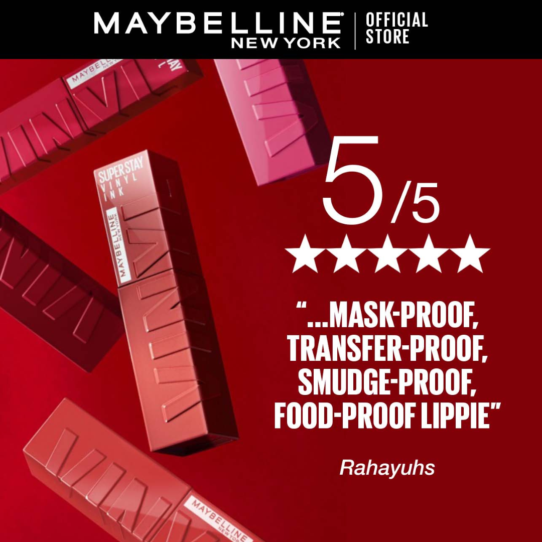 Maybelline New York SuperStay Vinyl Ink Longlasting Liquid Lipstick