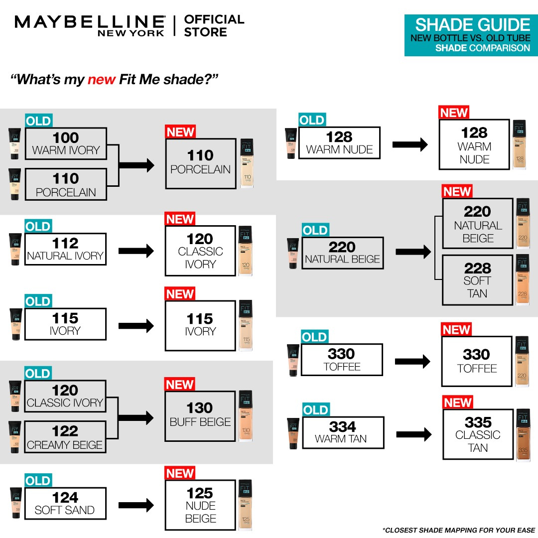 Maybelline New York Fit Me Matte & Poreless Liquid Foundation ( Glass )