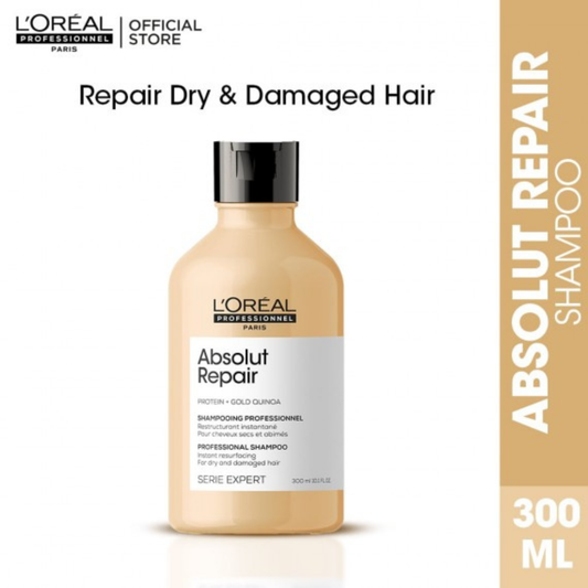 L'Oreal Professionnel Serie Expert Absolute Repair Shampoo 300ml - For Dry & Damaged Hair