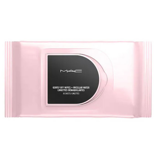 Mac Cosmetics Gently Off Wipes + Micellar Water | 80 Sheets