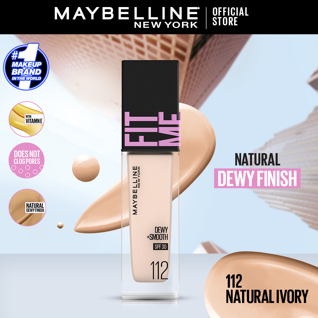 Maybelline New York Fit Me Dewy & Smooth Liquid Foundation