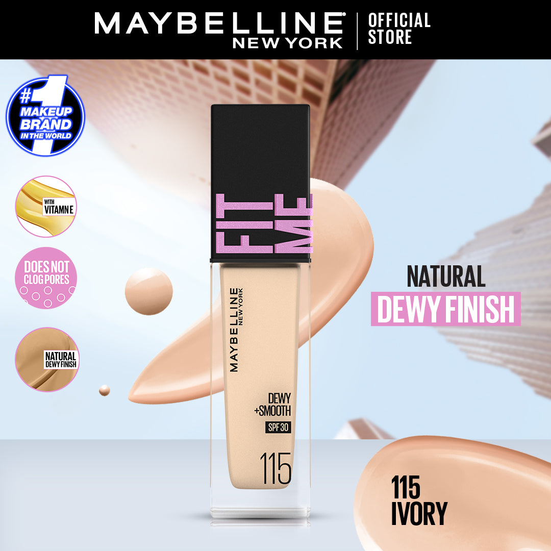 Maybelline New York Fit Me Dewy & Smooth Liquid Foundation