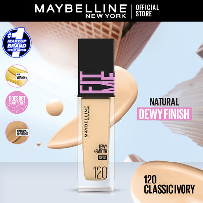 Maybelline New York Fit Me Dewy & Smooth Liquid Foundation