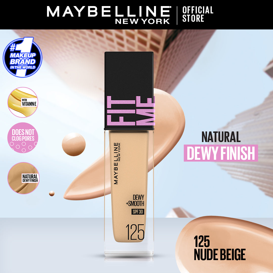 Maybelline New York Fit Me Dewy & Smooth Liquid Foundation