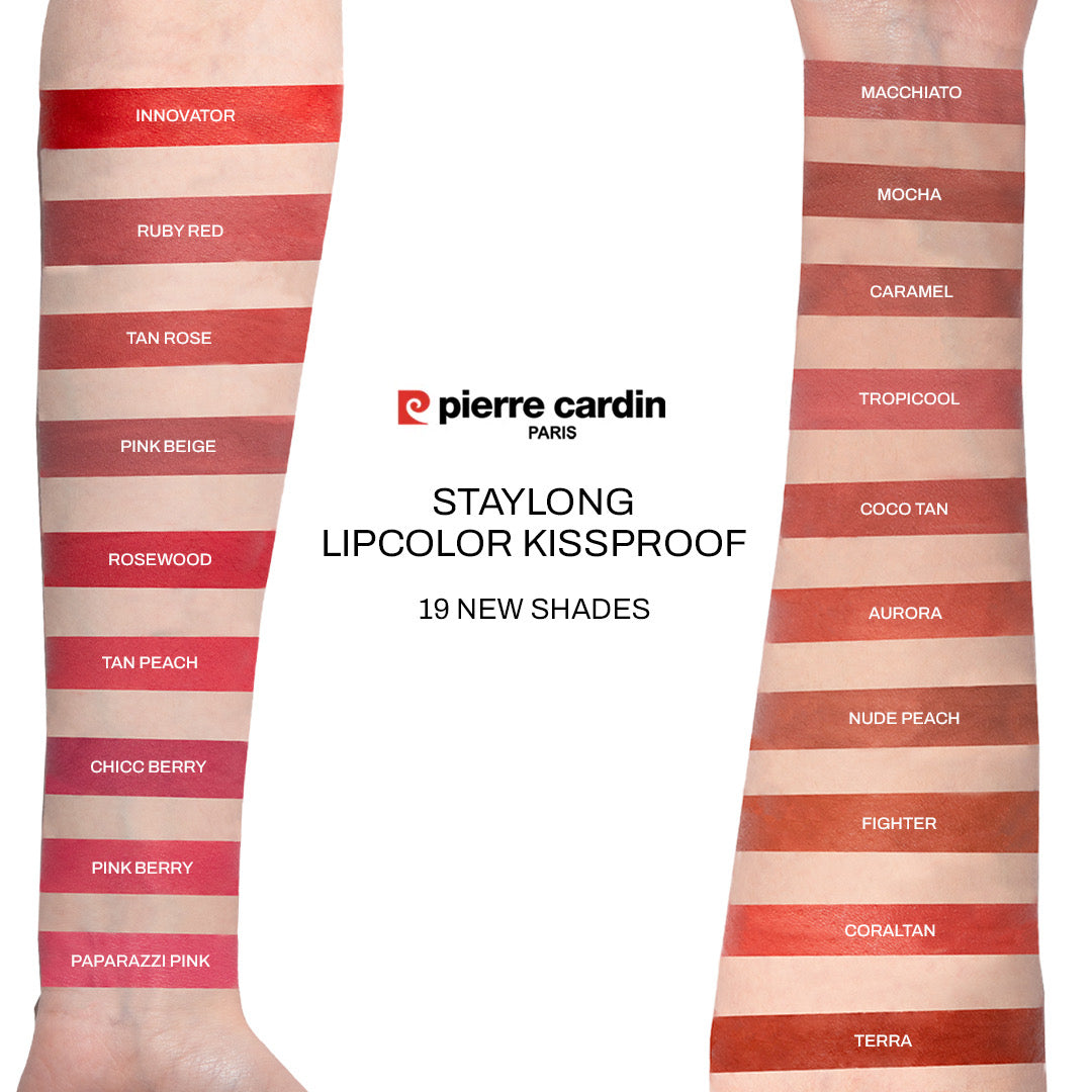 Pierre Cardin Paris Stay Long Lip Color Kiss Proof